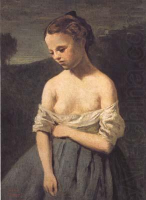 Jean Baptiste Camille  Corot La petite Jeannette (mk11) china oil painting image